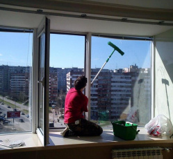 Мытье окон в однокомнатной квартире Отрадный